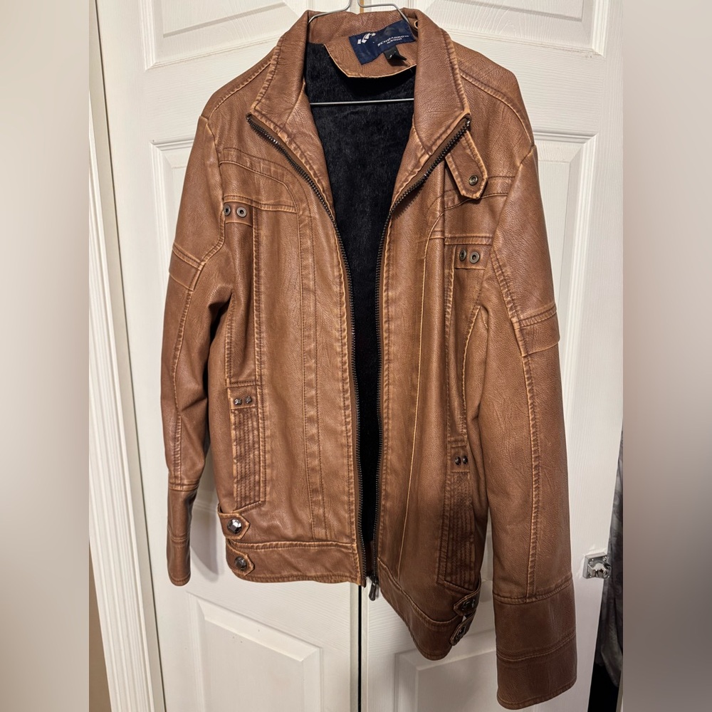 Women's Tan Leather Jacket